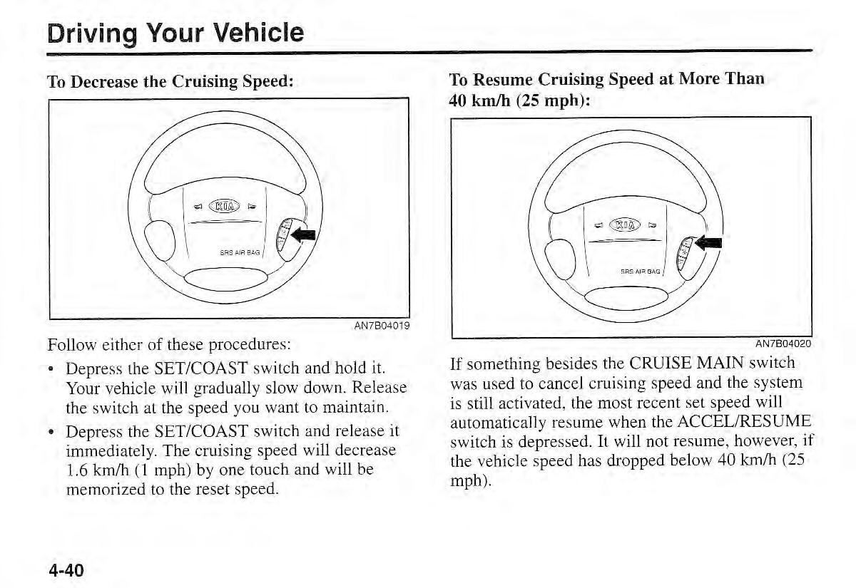 Kia Sportage I 1 owners manual / page 111