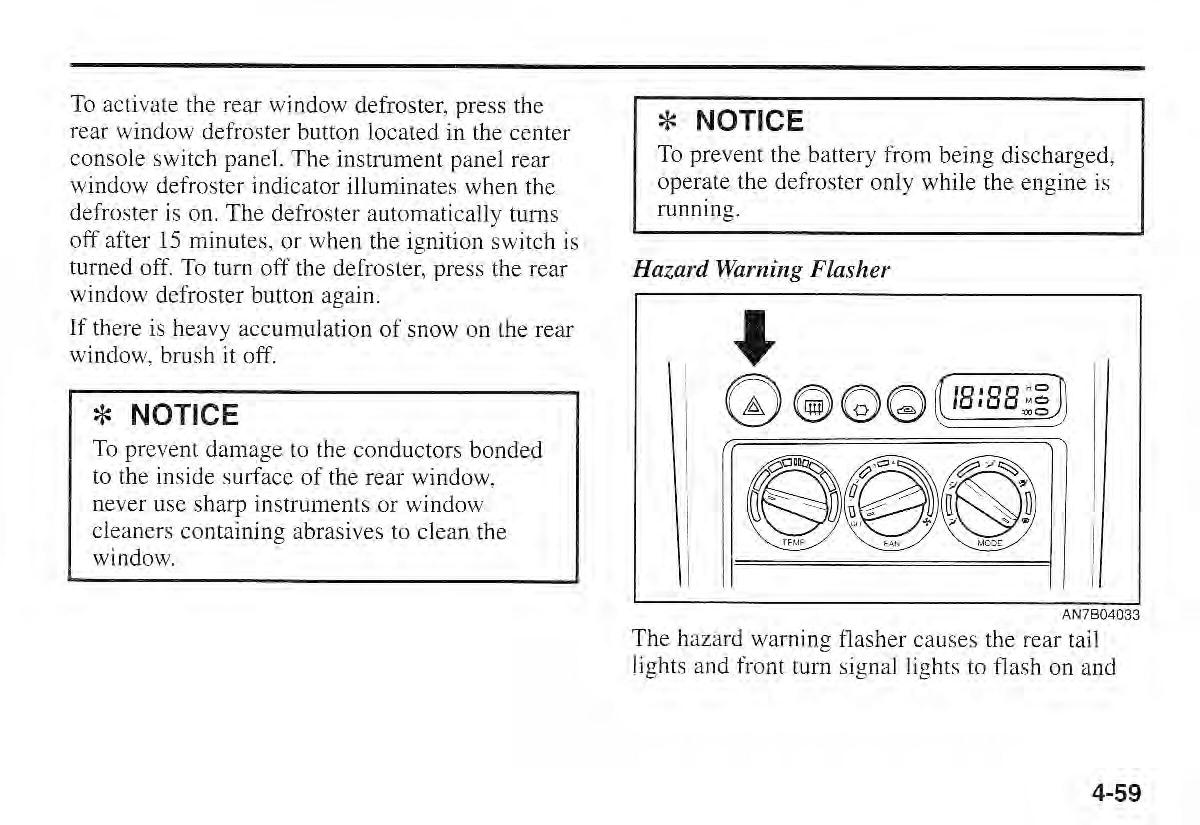 Kia Sportage I 1 owners manual / page 121