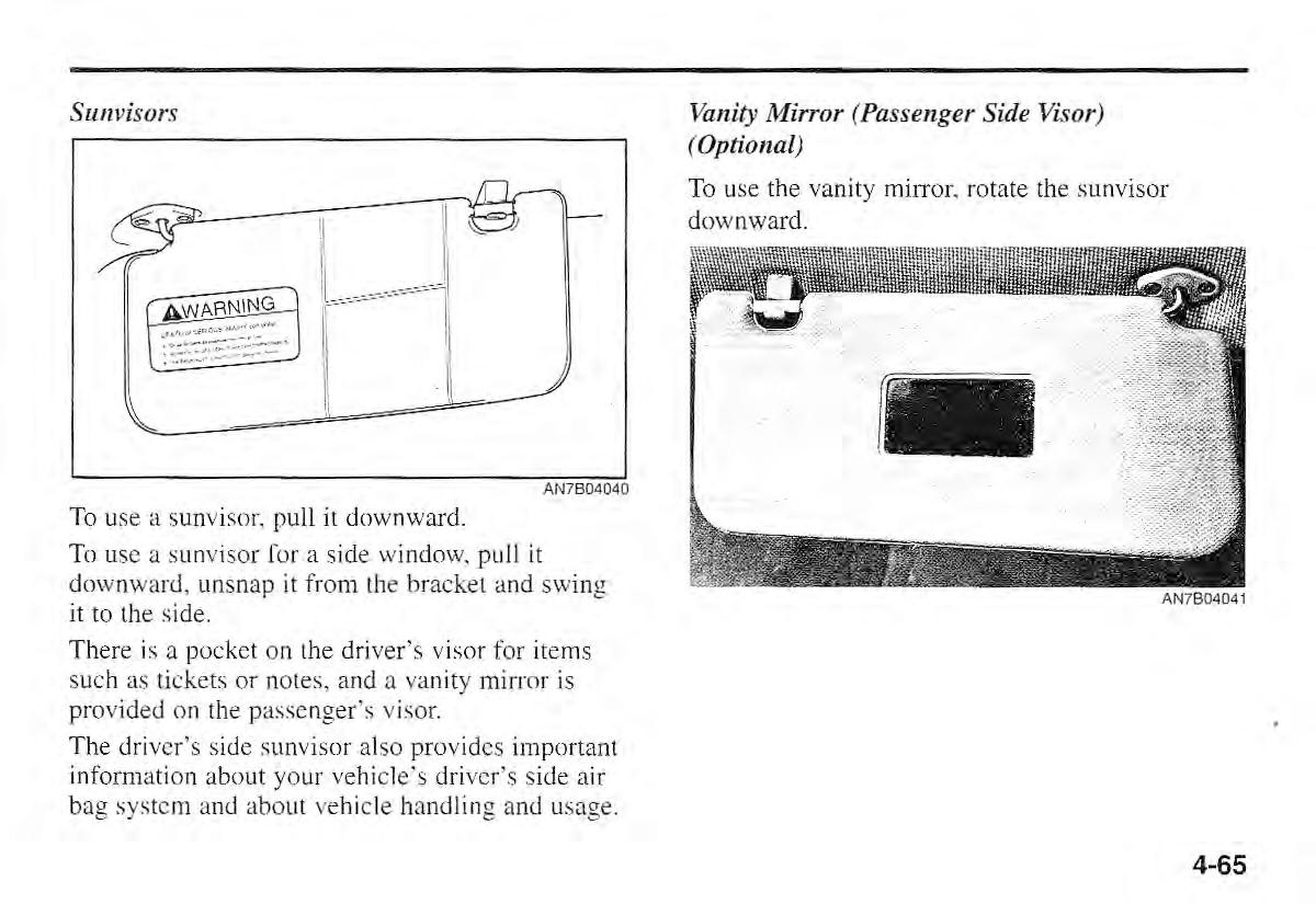 Kia Sportage I 1 owners manual / page 127