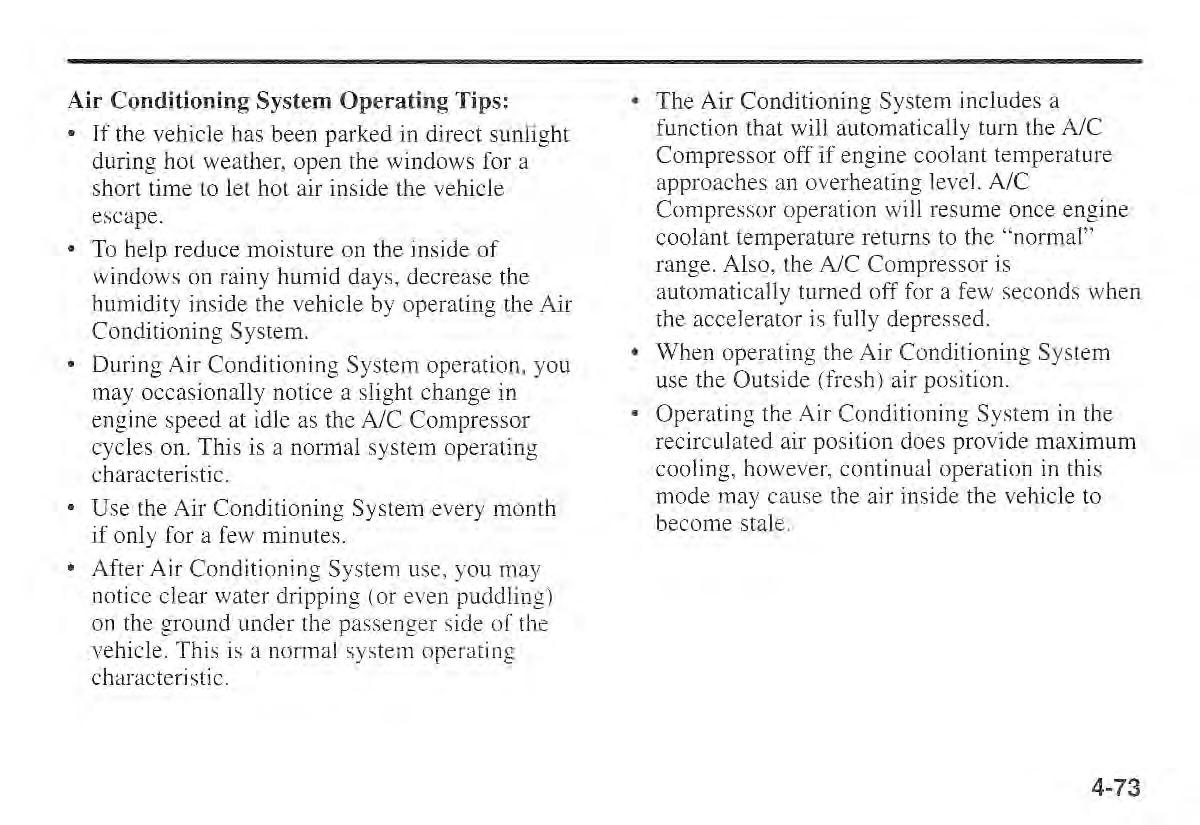 Kia Sportage I 1 owners manual / page 135