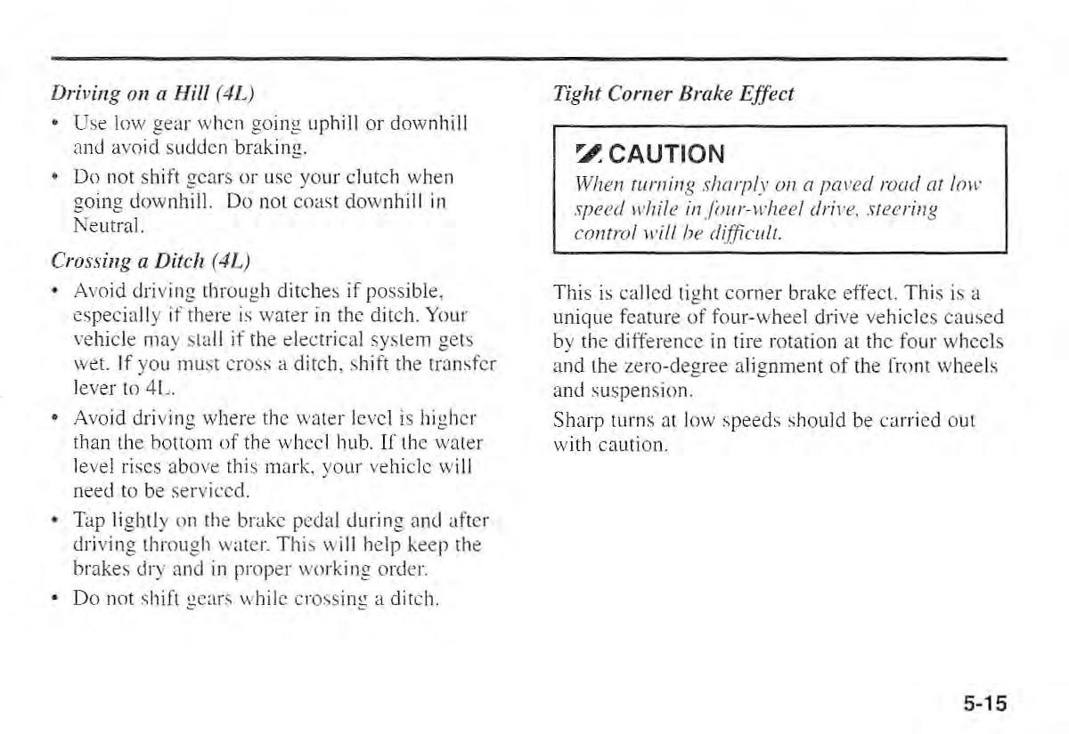 Kia Sportage I 1 owners manual / page 152