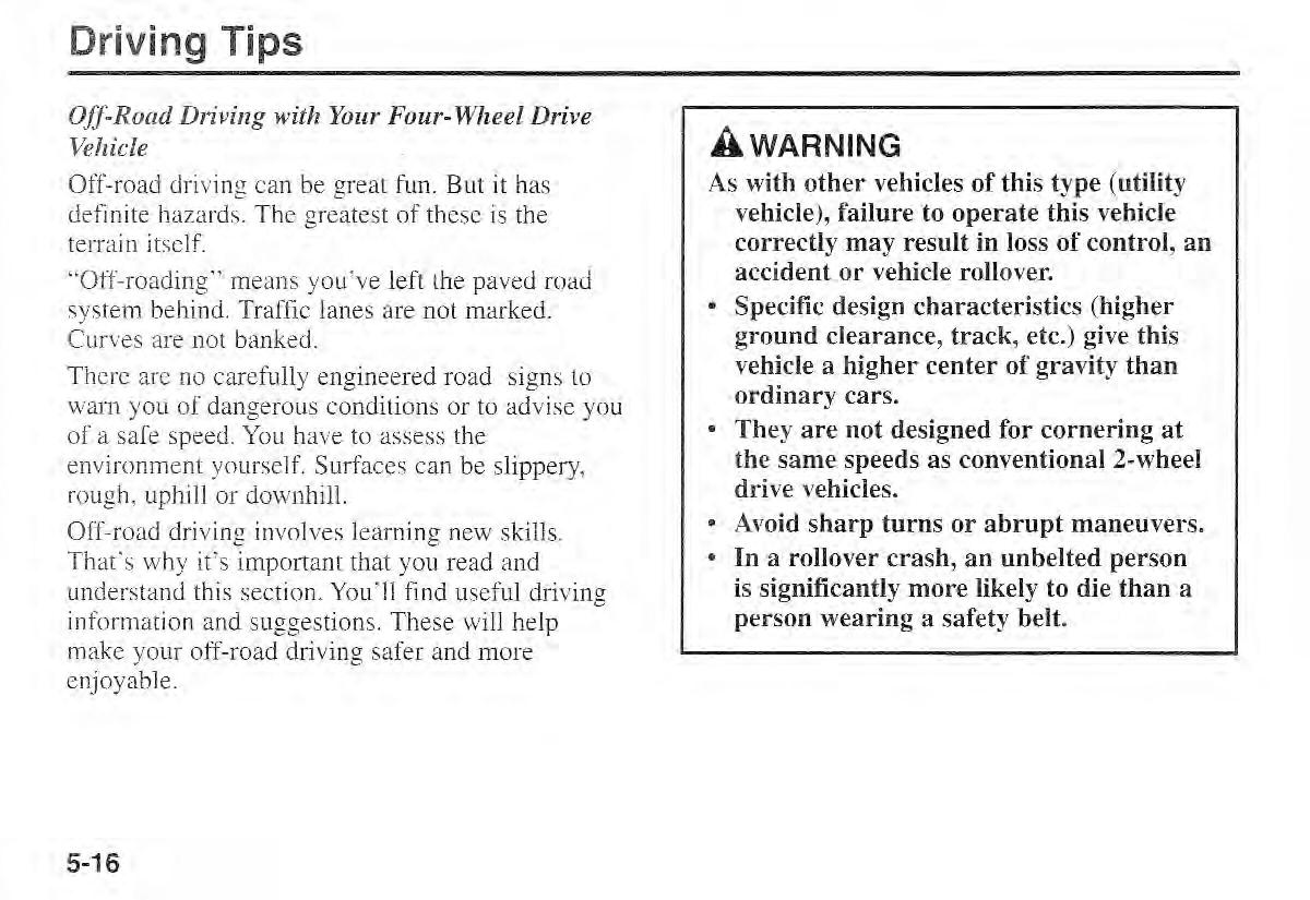 Kia Sportage I 1 owners manual / page 153