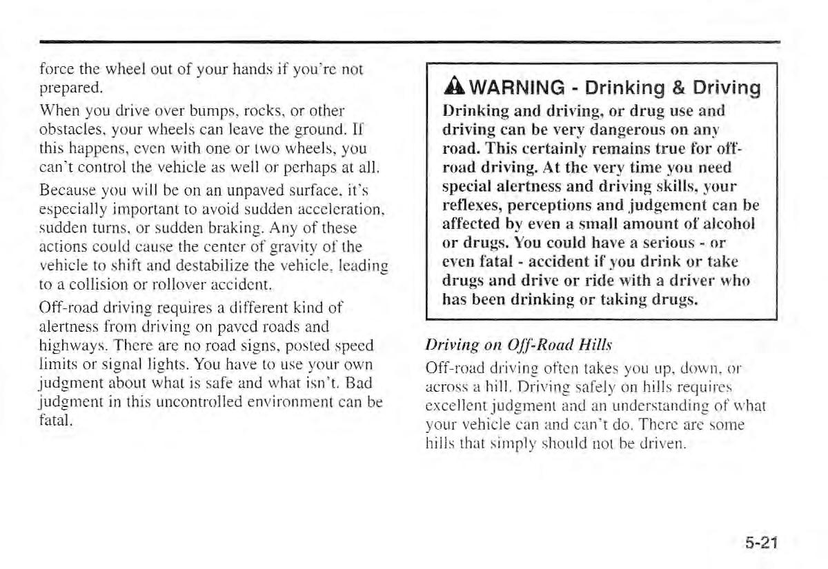 Kia Sportage I 1 owners manual / page 158