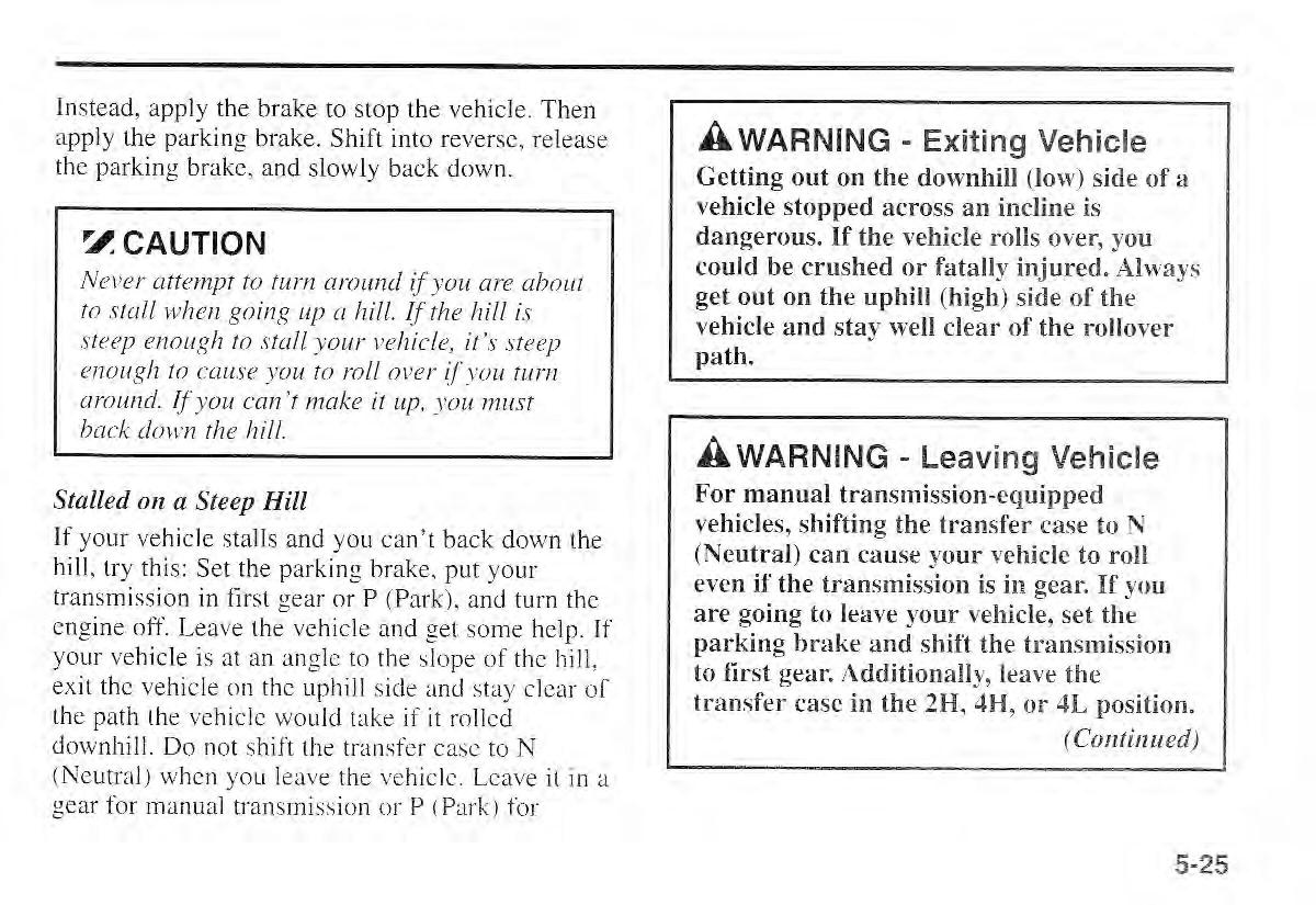 Kia Sportage I 1 owners manual / page 162