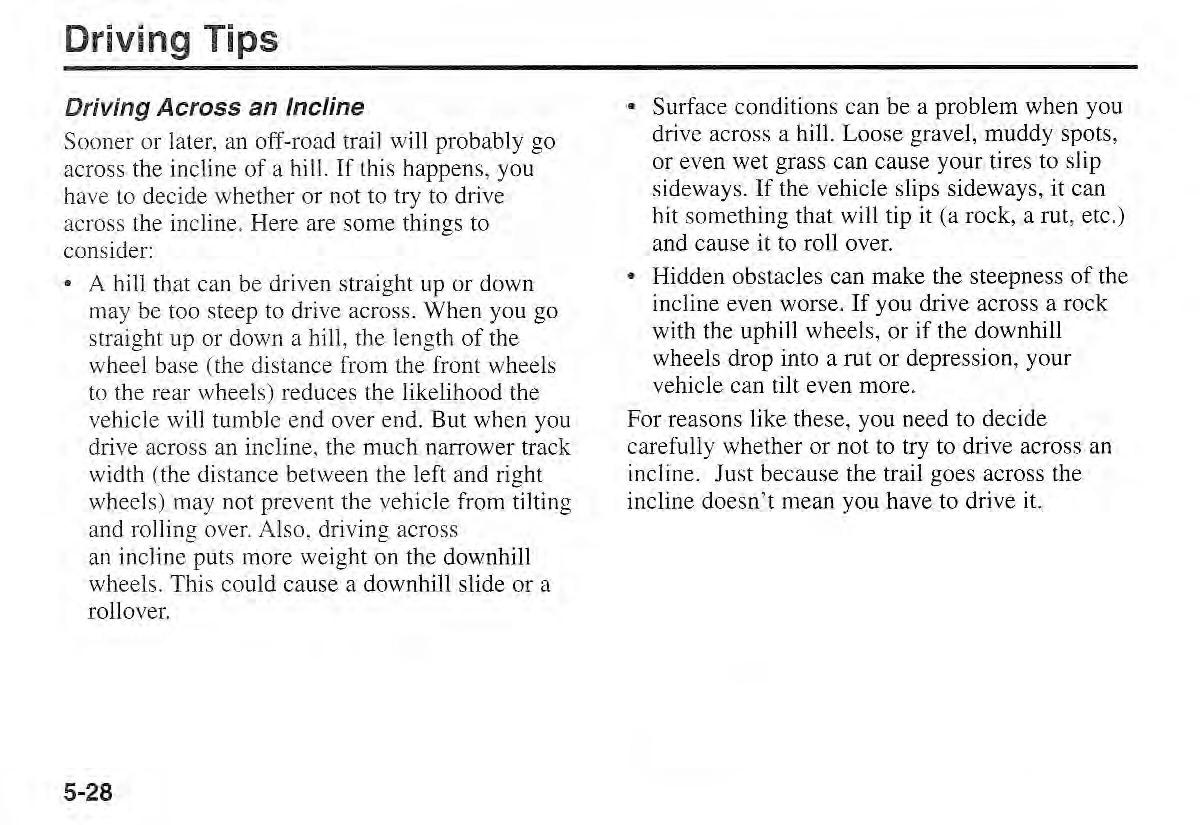 Kia Sportage I 1 owners manual / page 165