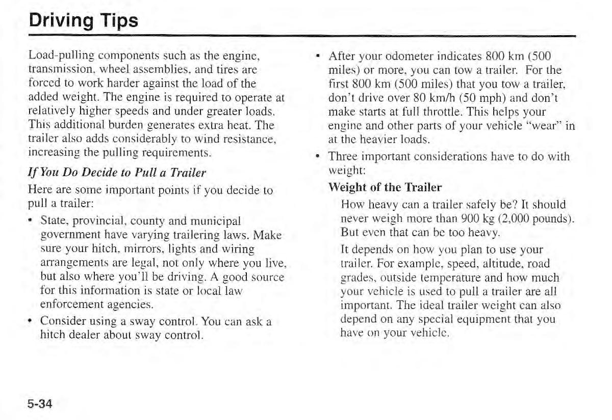 Kia Sportage I 1 owners manual / page 171