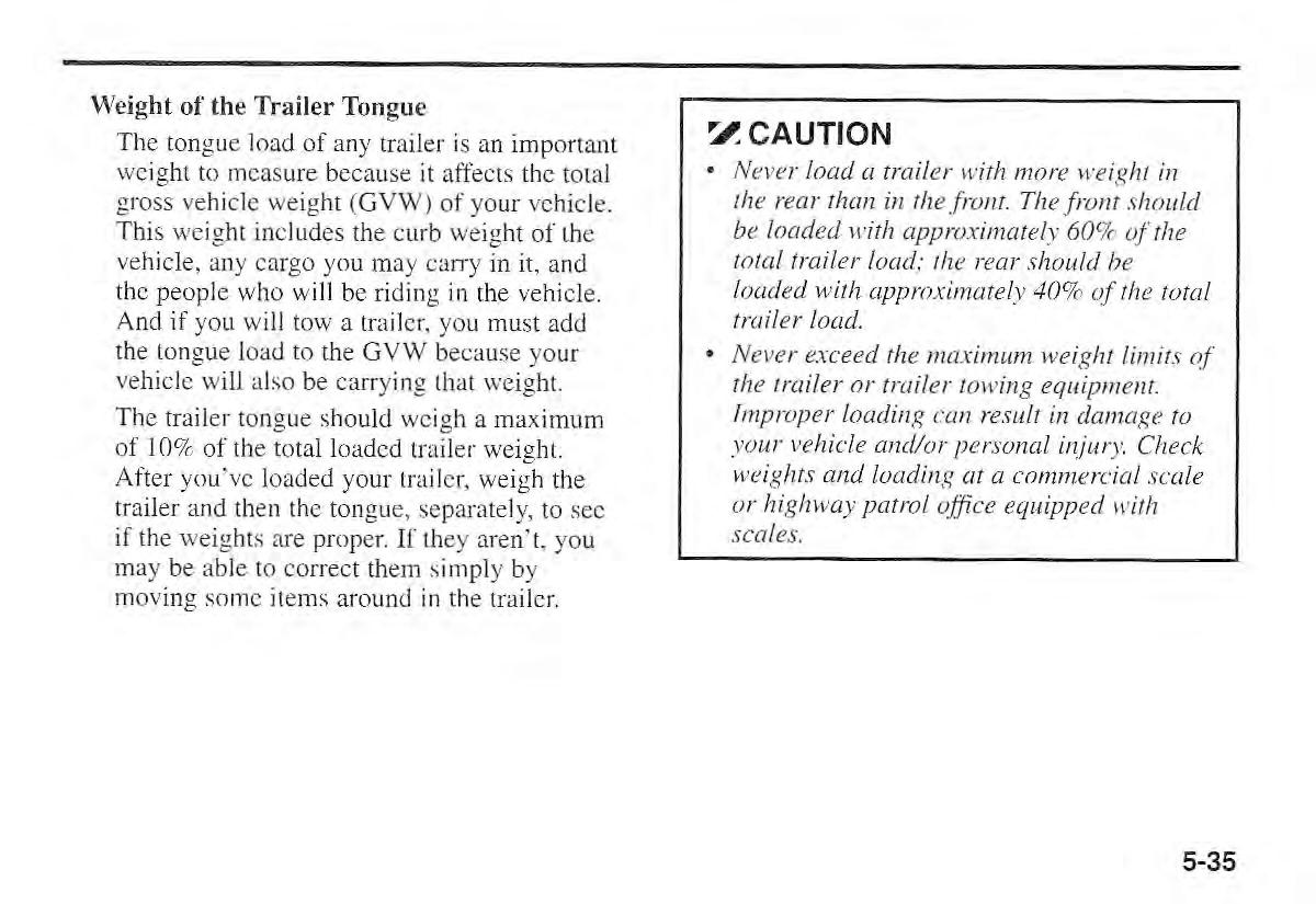 Kia Sportage I 1 owners manual / page 172