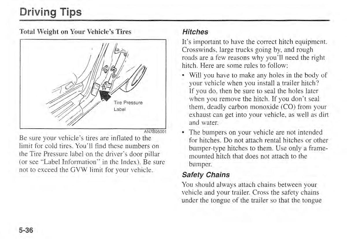 Kia Sportage I 1 owners manual / page 173