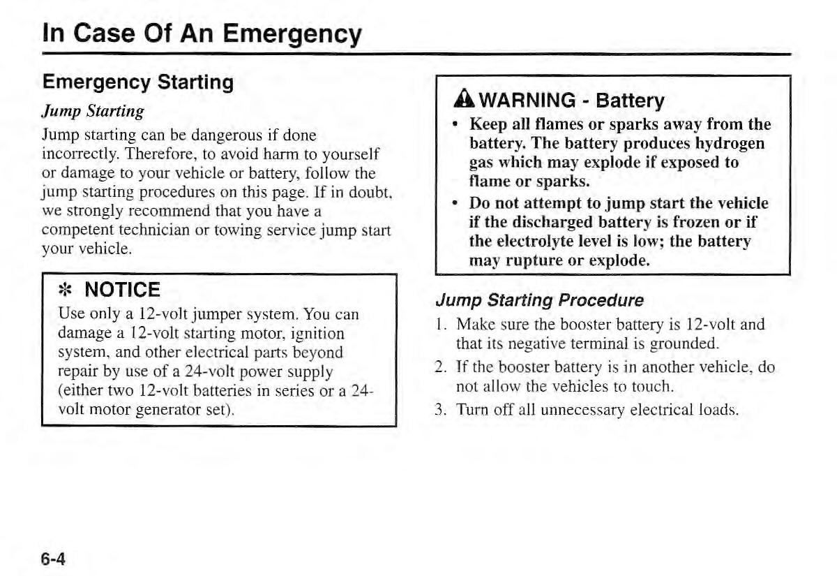 Kia Sportage I 1 owners manual / page 185