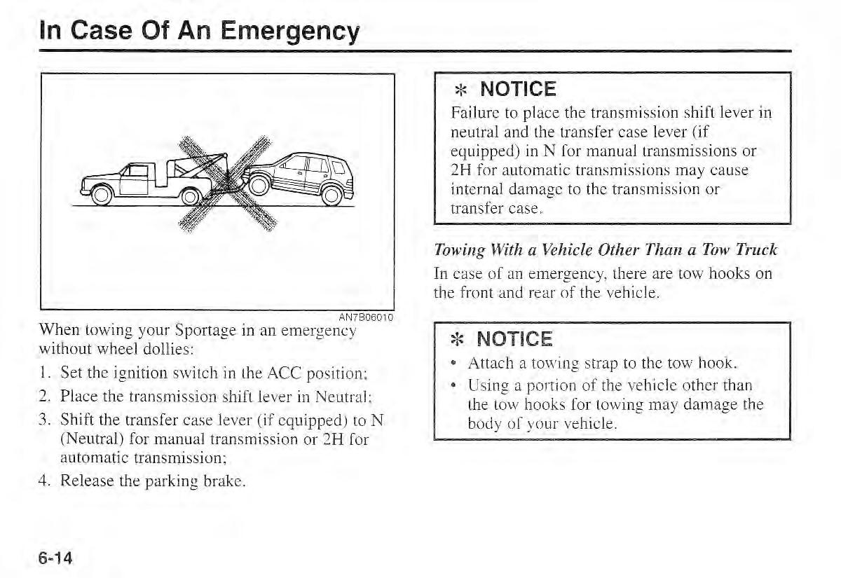 Kia Sportage I 1 owners manual / page 195