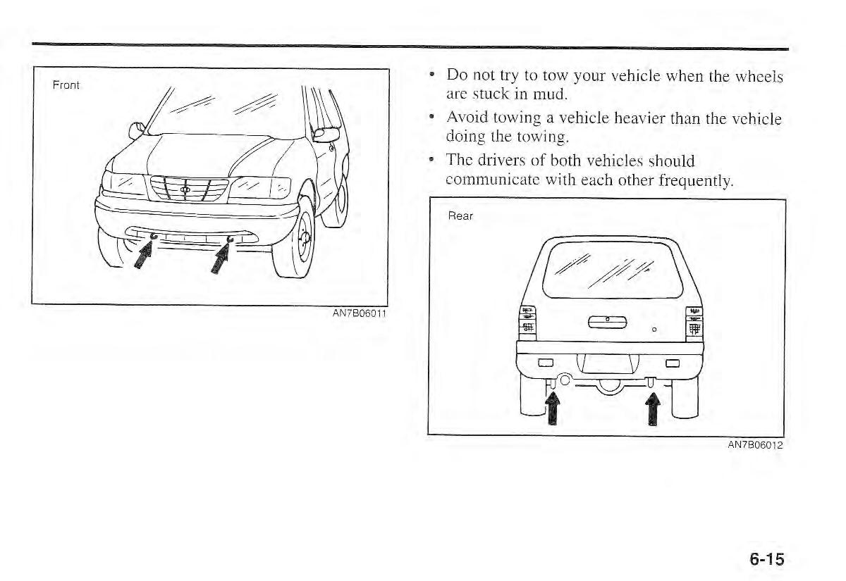 Kia Sportage I 1 owners manual / page 196