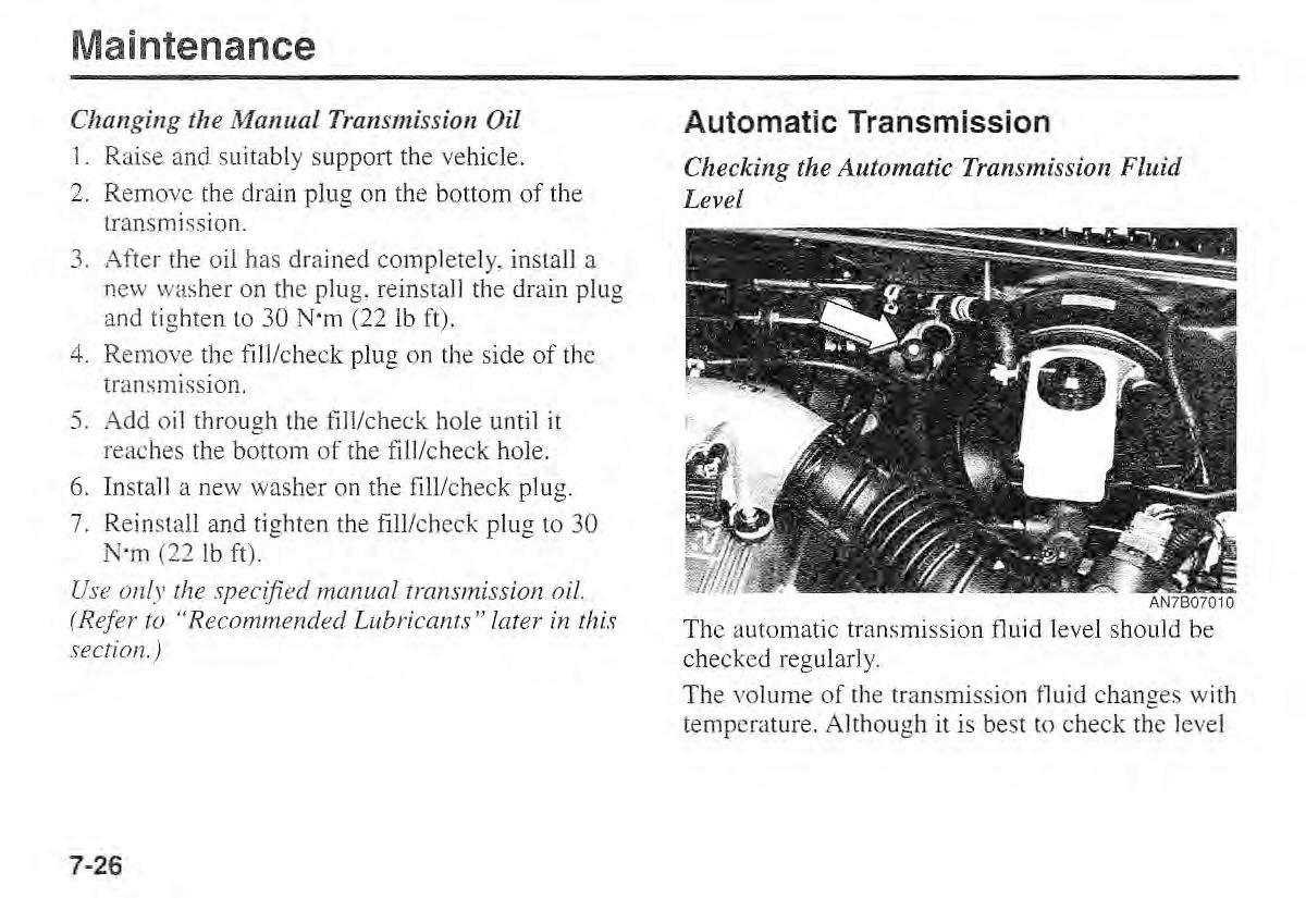 Kia Sportage I 1 owners manual / page 233