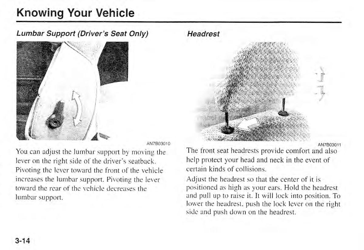 Kia Sportage I 1 owners manual / page 24