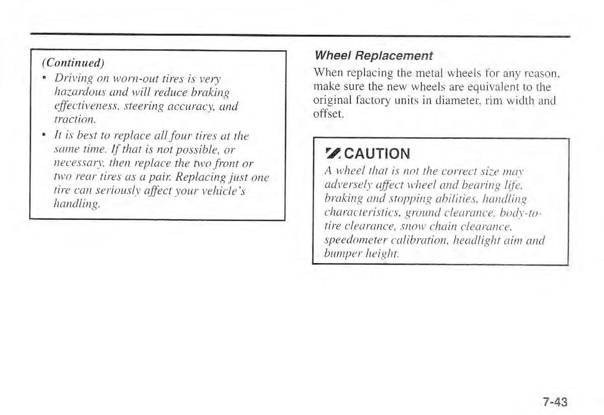 Kia Sportage I 1 owners manual / page 250