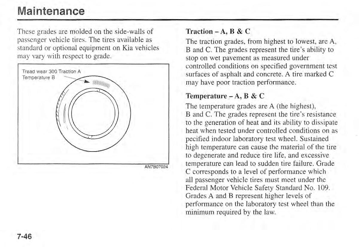 Kia Sportage I 1 owners manual / page 253