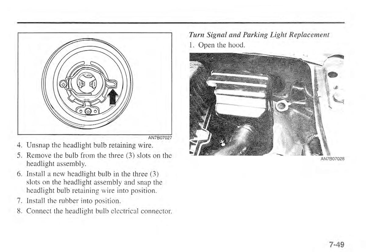 Kia Sportage I 1 owners manual / page 256