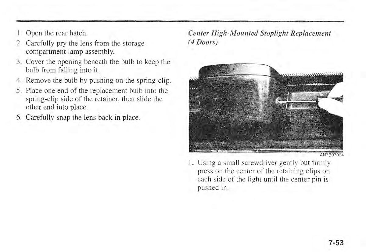 Kia Sportage I 1 owners manual / page 261