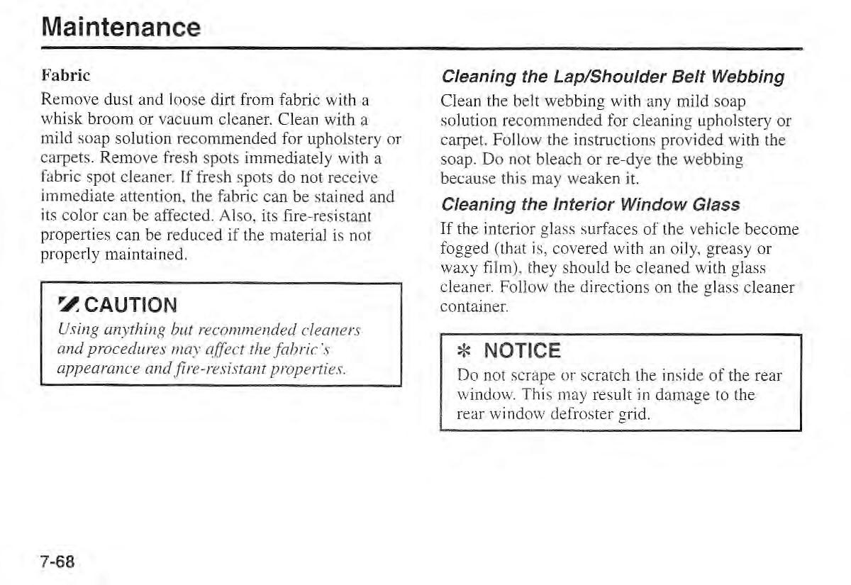 Kia Sportage I 1 owners manual / page 276