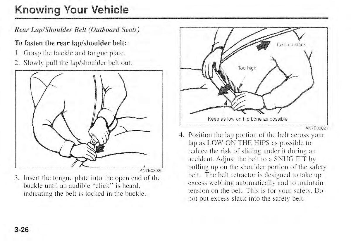 Kia Sportage I 1 owners manual / page 36