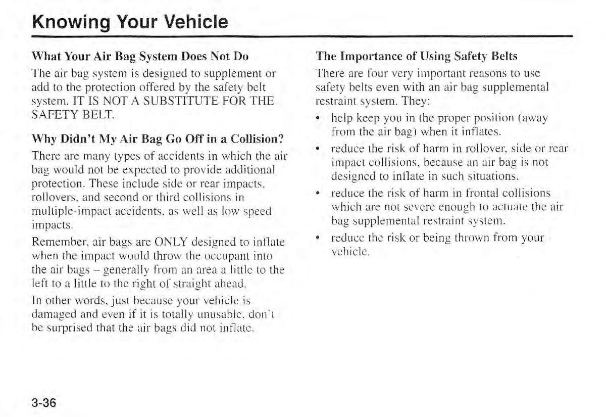 Kia Sportage I 1 owners manual / page 46