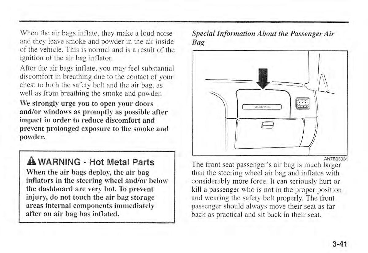 Kia Sportage I 1 owners manual / page 51