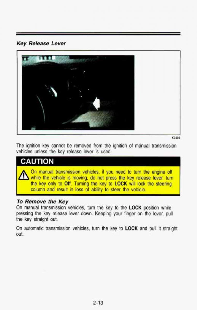 Chevrolet Suburban owners manual / page 76