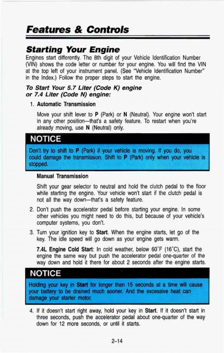 Chevrolet Suburban owners manual / page 77