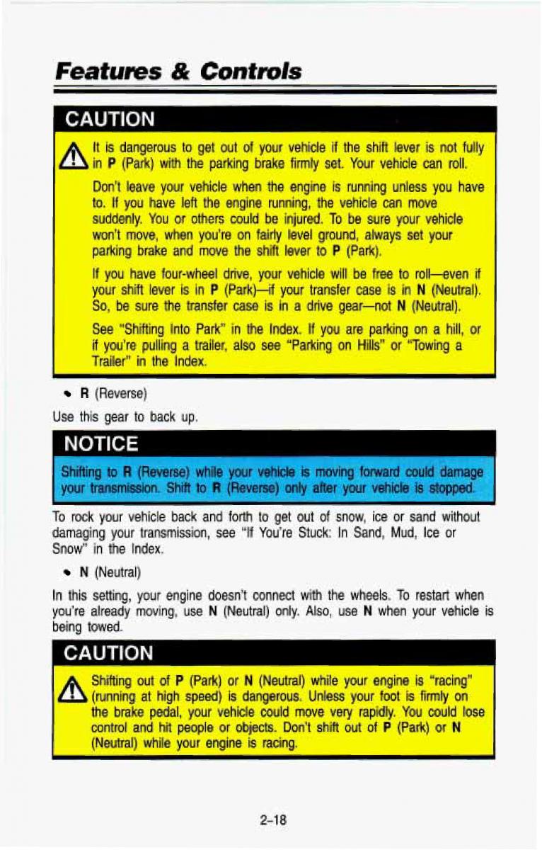 Chevrolet Suburban owners manual / page 81