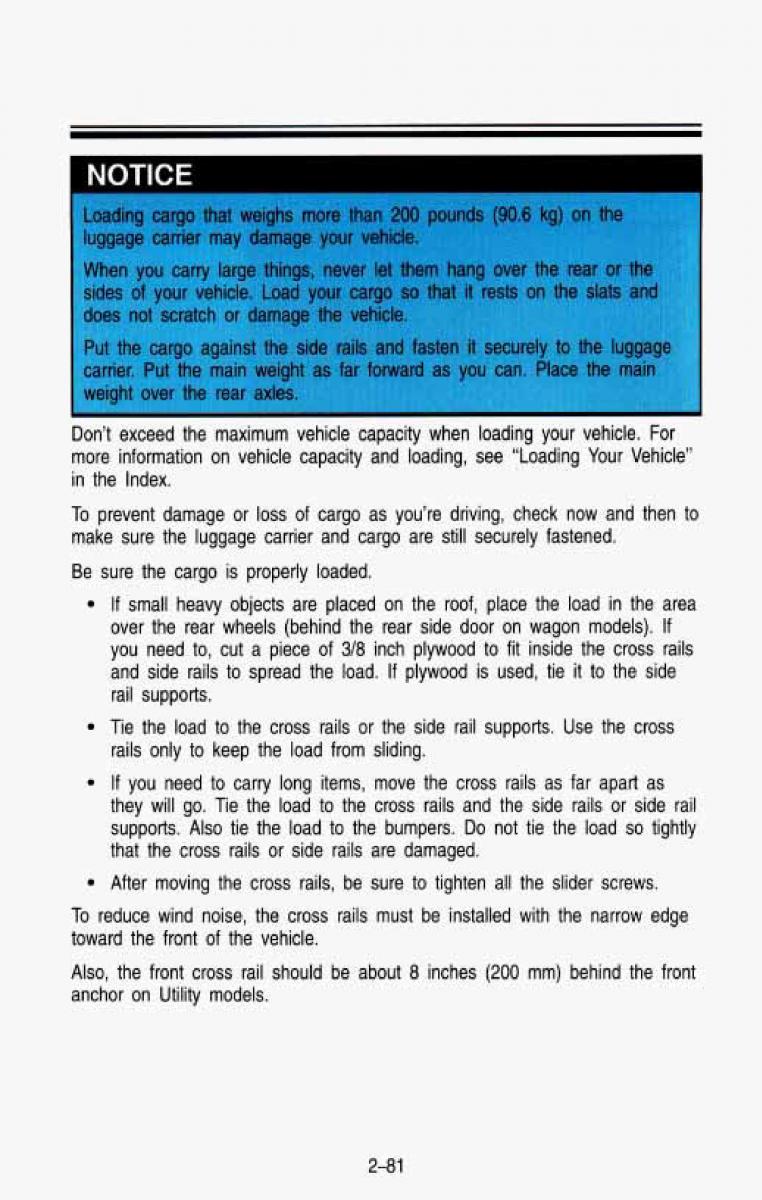 Chevrolet Suburban owners manual / page 144