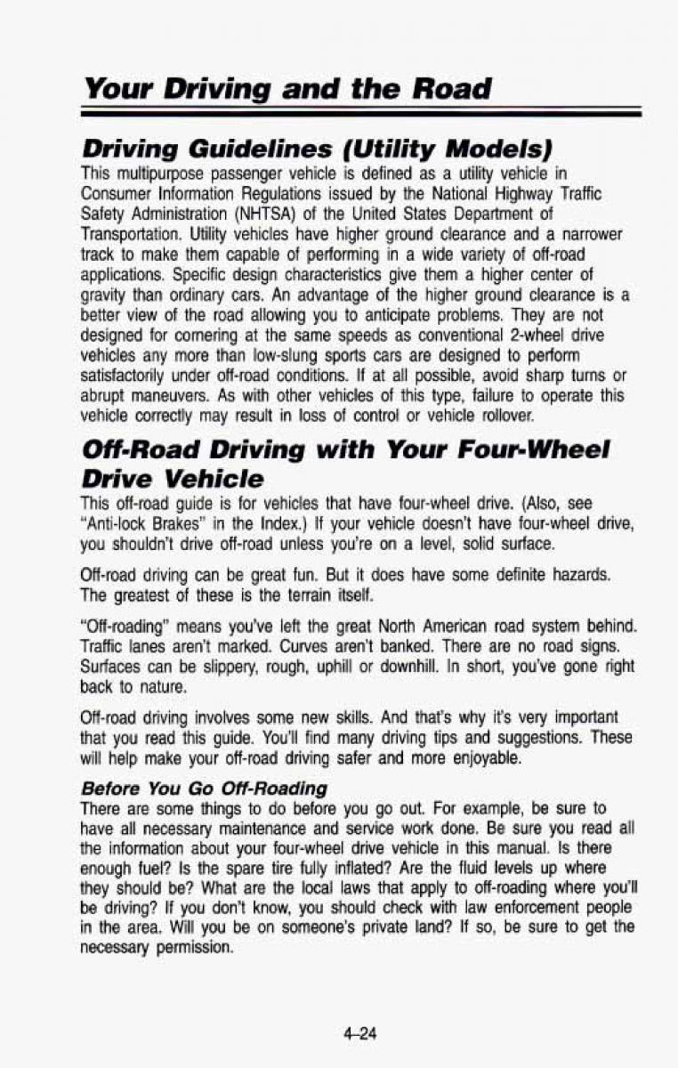 Chevrolet Suburban owners manual / page 191