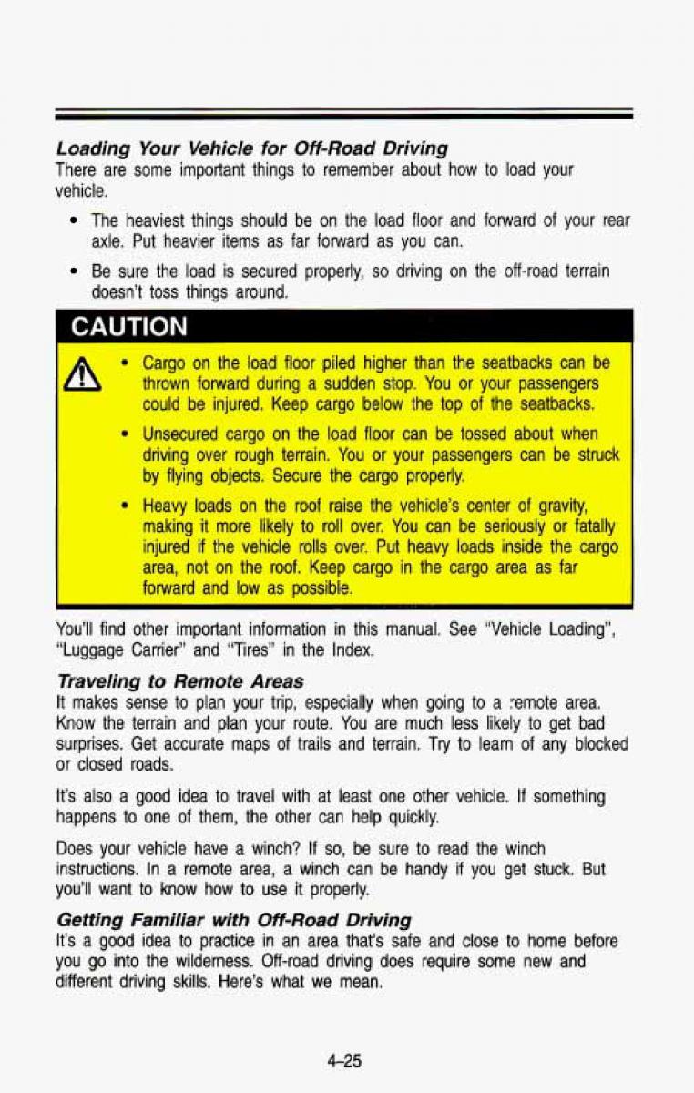 Chevrolet Suburban owners manual / page 192