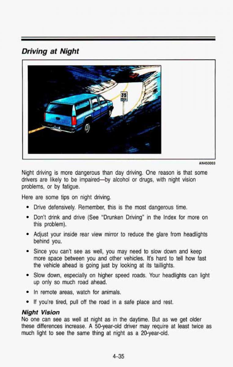 Chevrolet Suburban owners manual / page 202