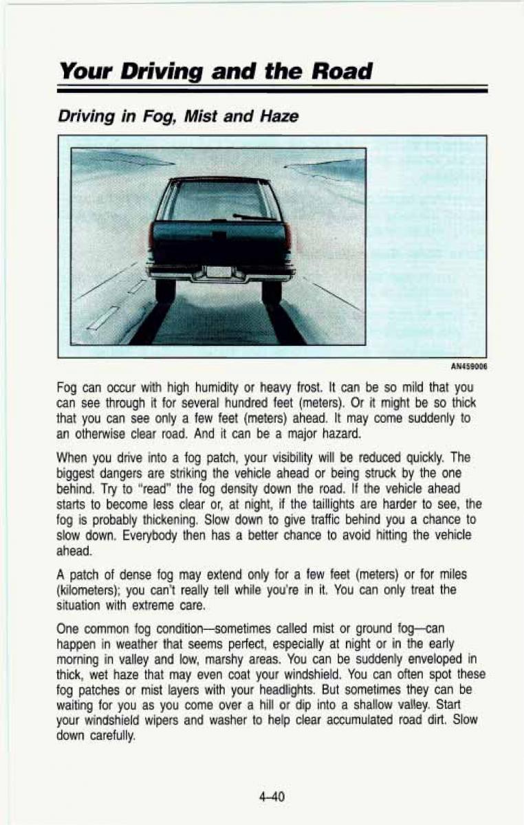 Chevrolet Suburban owners manual / page 207