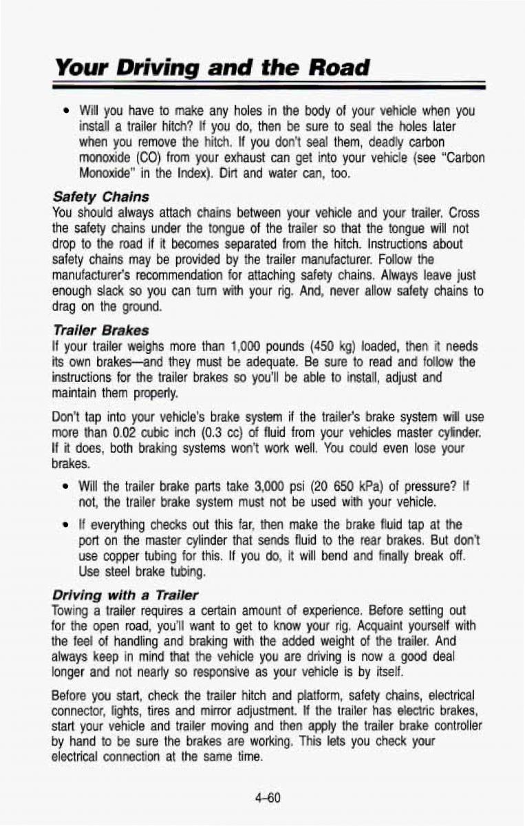 Chevrolet Suburban owners manual / page 227