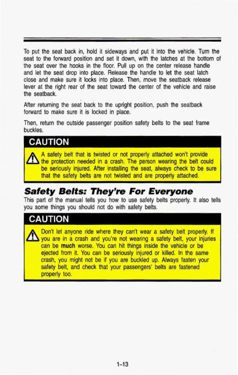 Chevrolet Suburban owners manual / page 26