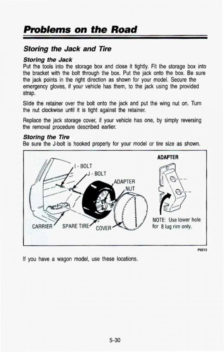 Chevrolet Suburban owners manual / page 261