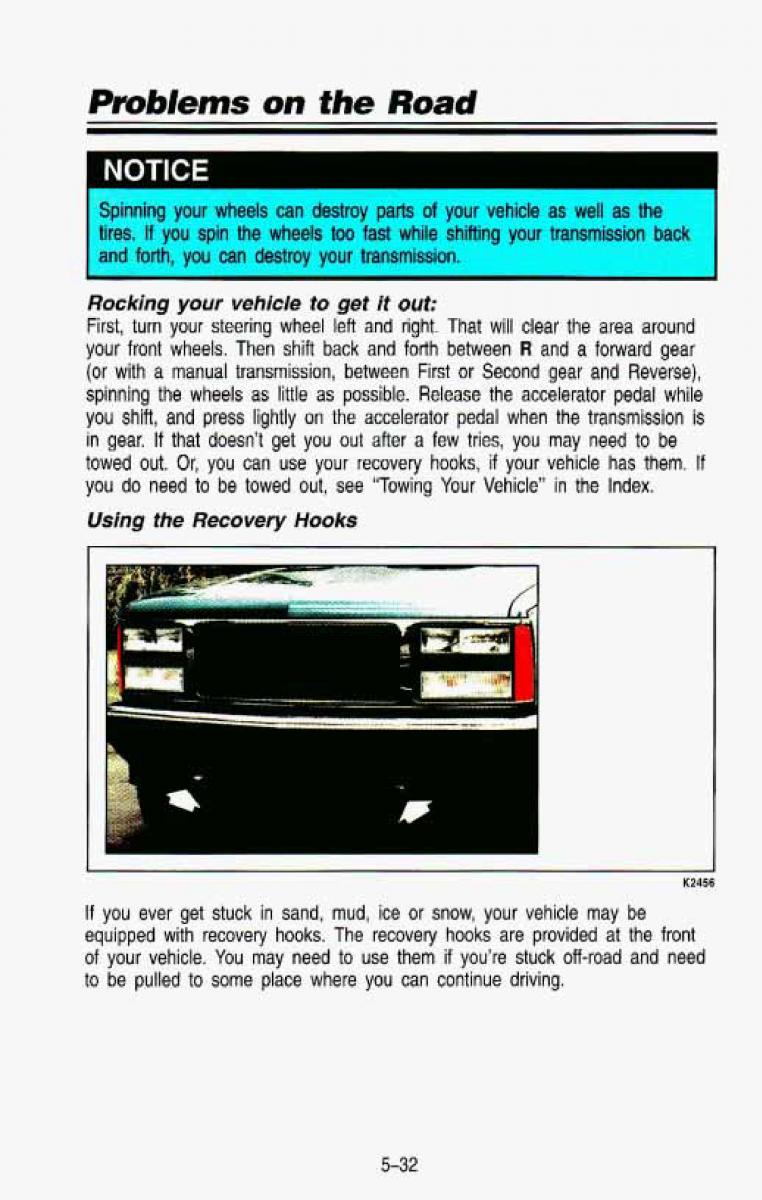 Chevrolet Suburban owners manual / page 263