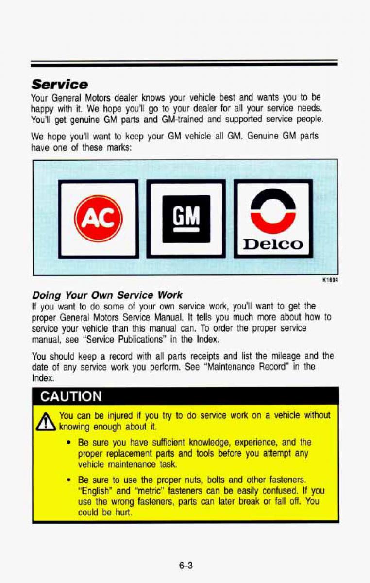 Chevrolet Suburban owners manual / page 268