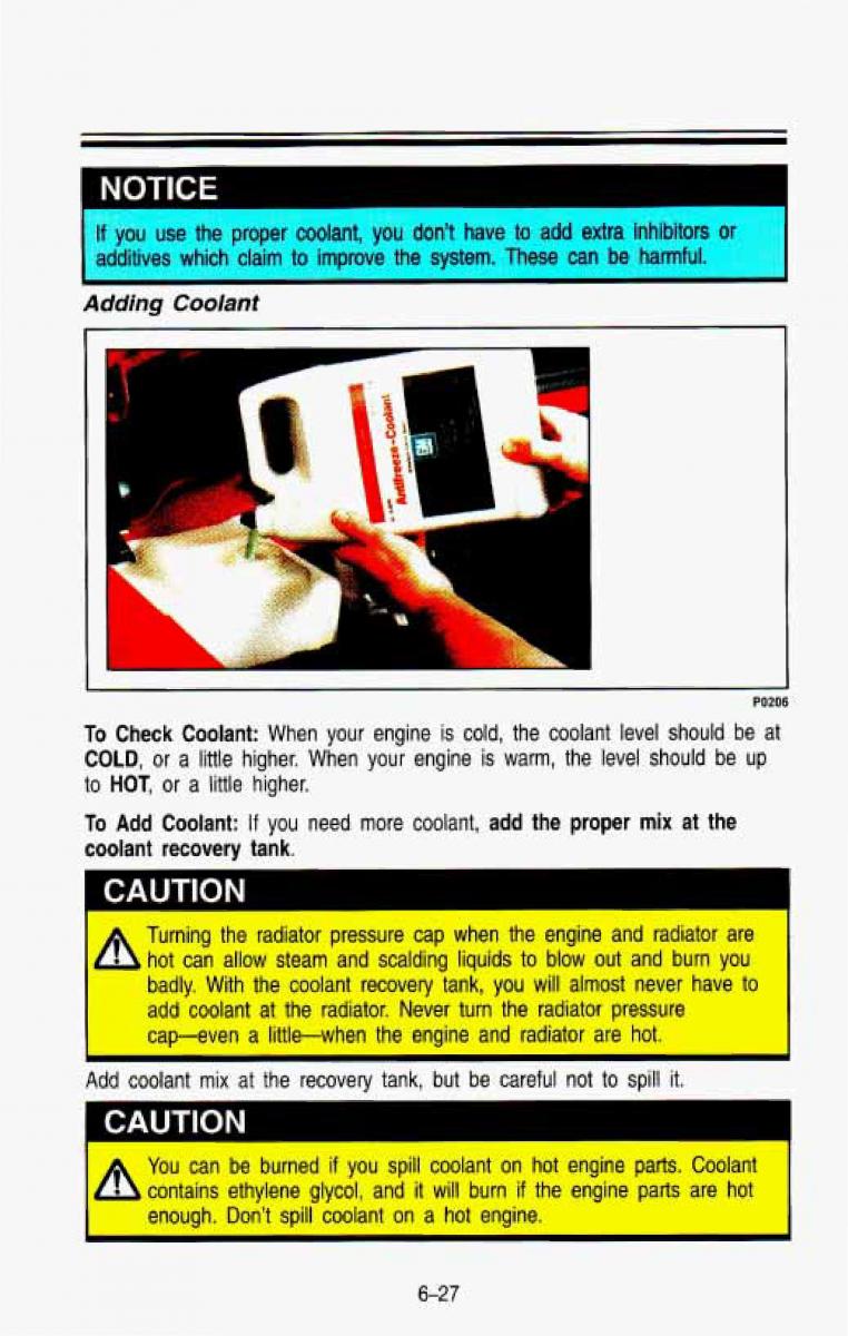 Chevrolet Suburban owners manual / page 292