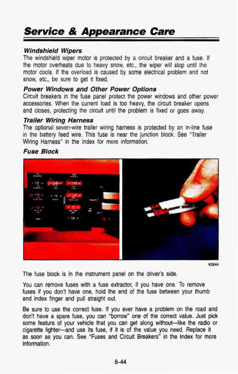 Chevrolet Suburban owners manual / page 309