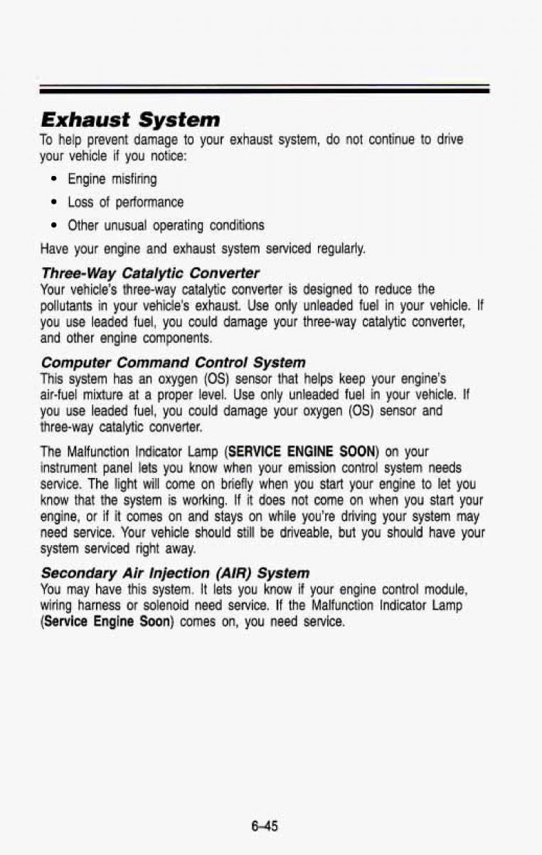 Chevrolet Suburban owners manual / page 310