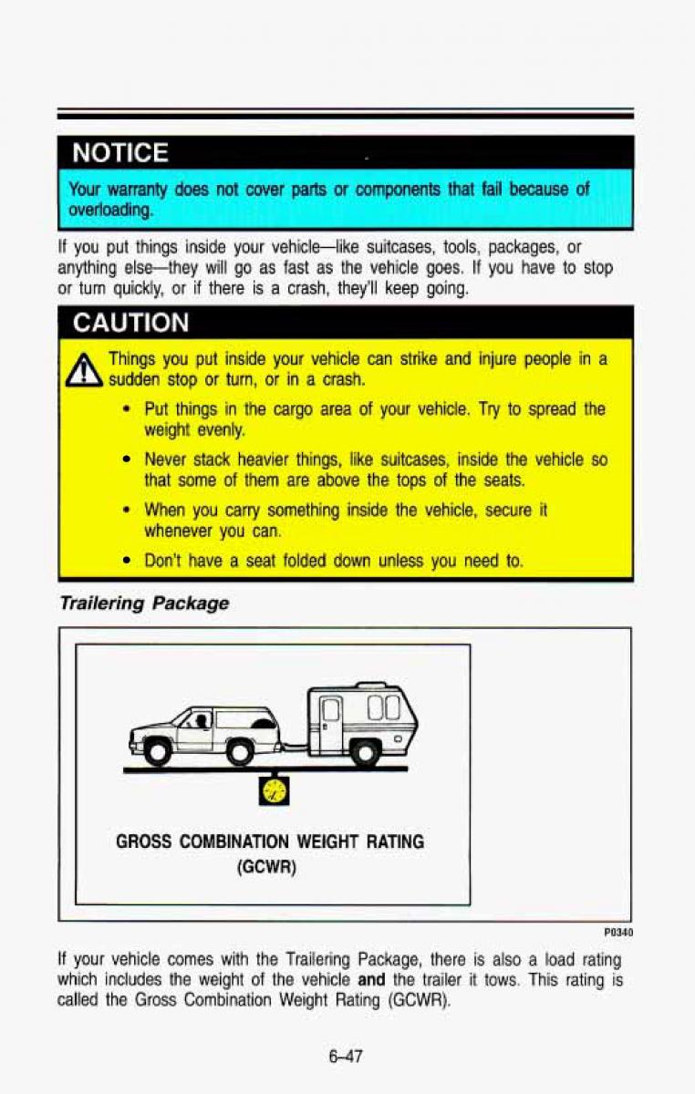 Chevrolet Suburban owners manual / page 312