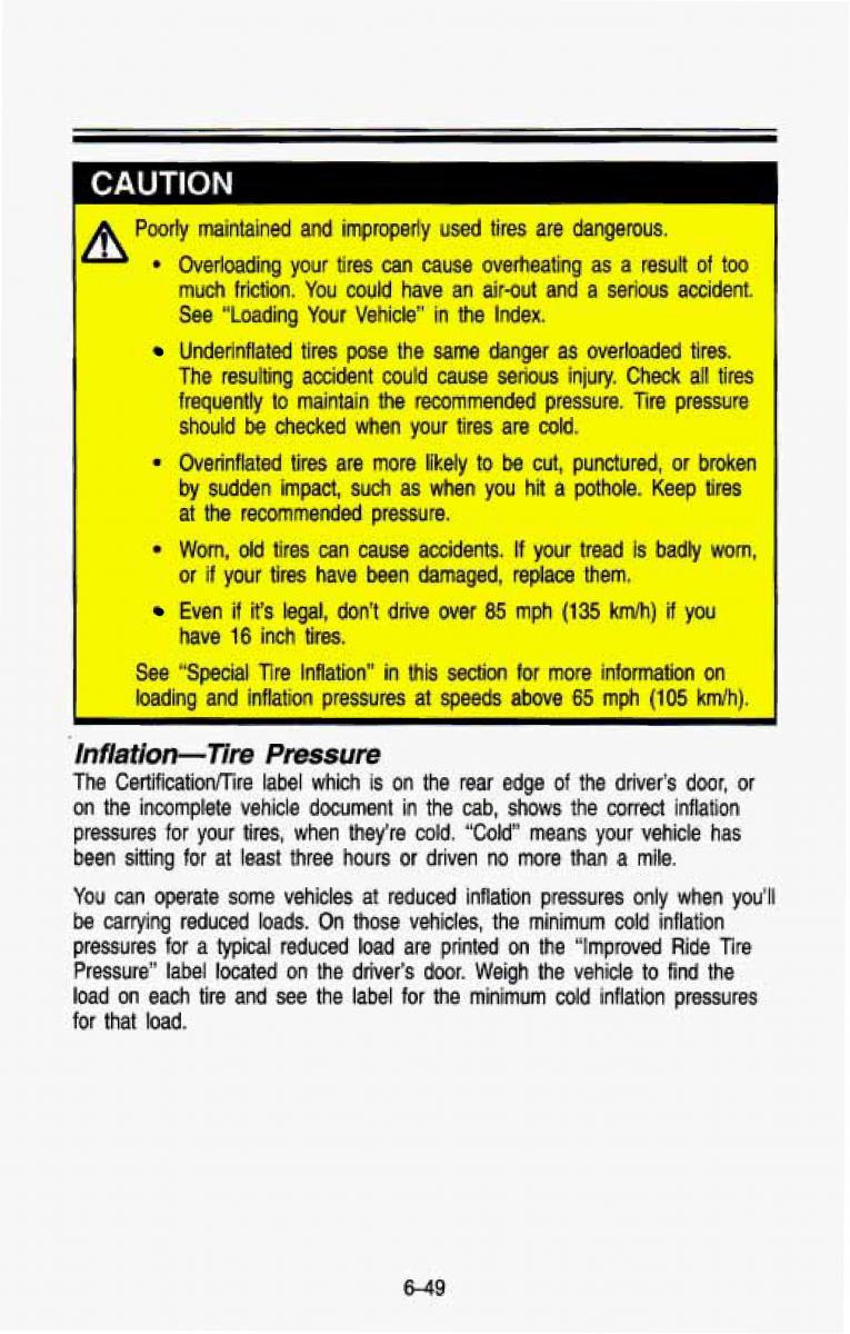 Chevrolet Suburban owners manual / page 314