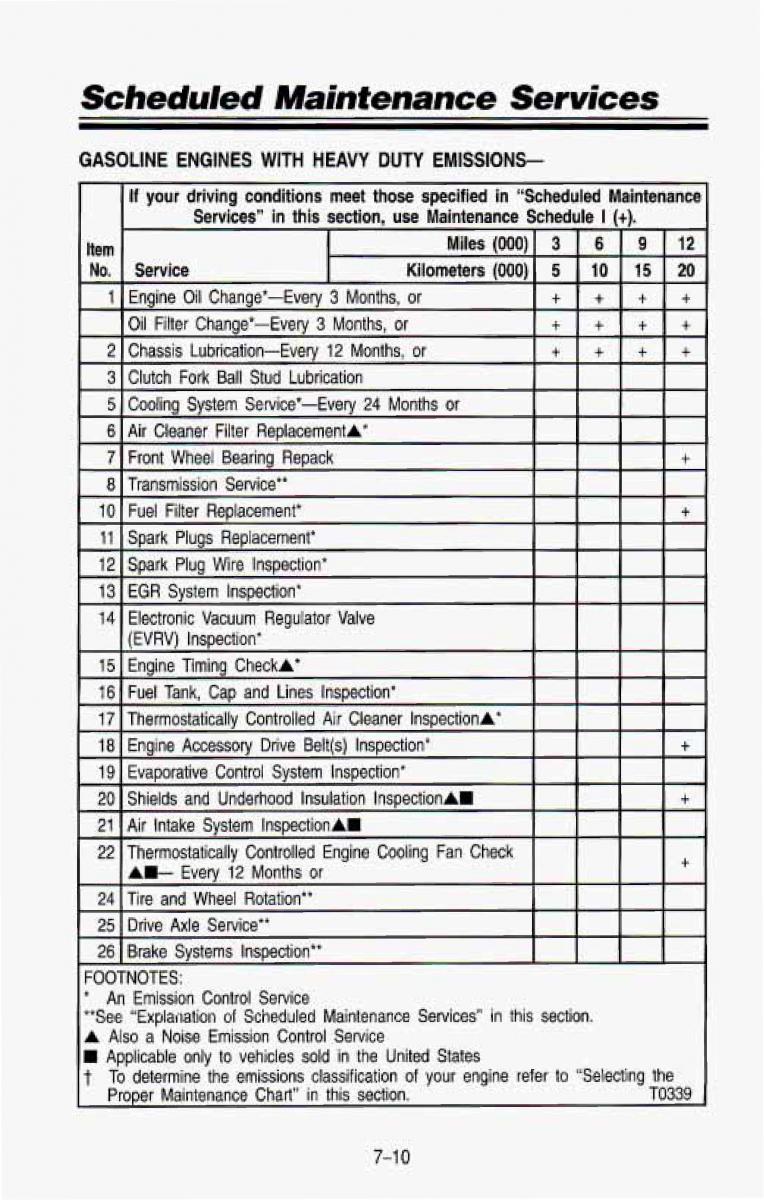 Chevrolet Suburban owners manual / page 347