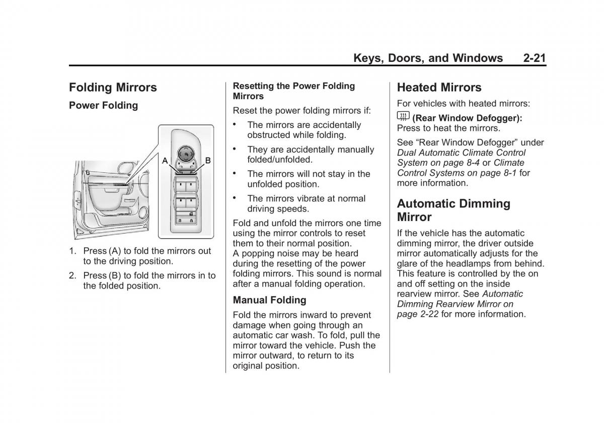 Chevrolet Suburban owners manual / page 57