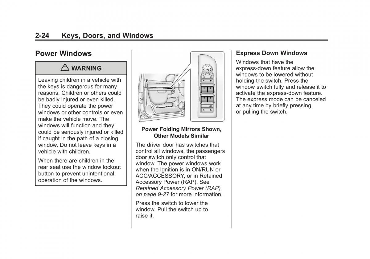 Chevrolet Suburban owners manual / page 60