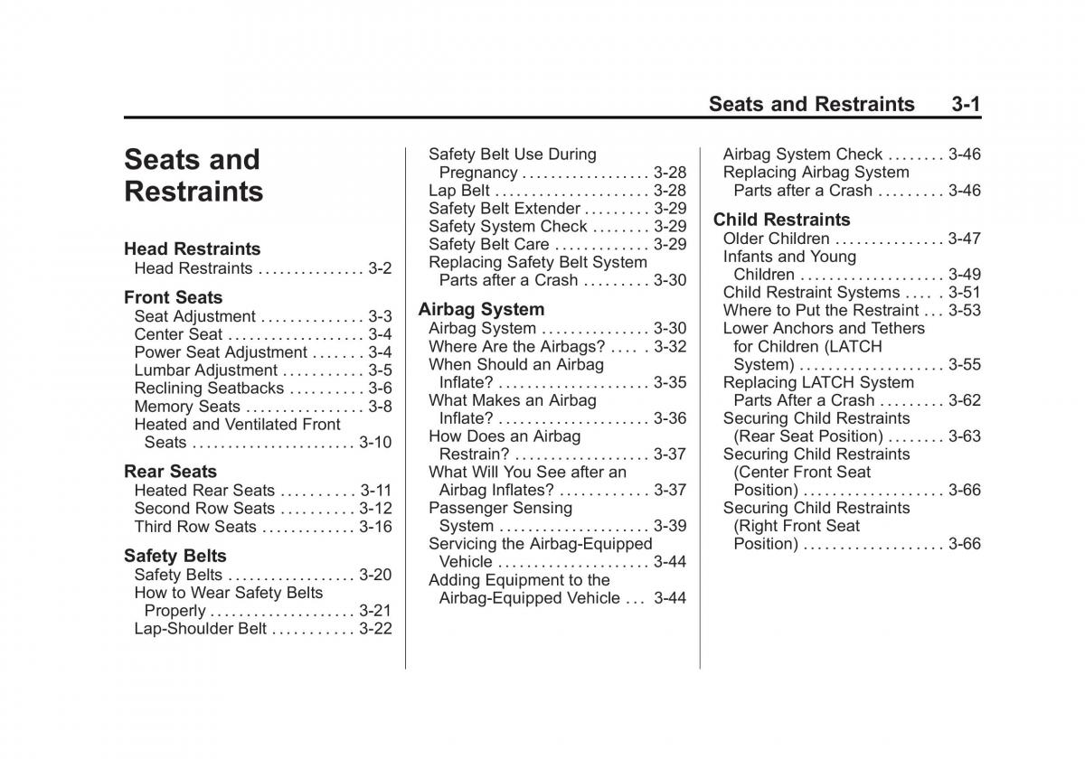 Chevrolet Suburban owners manual / page 63