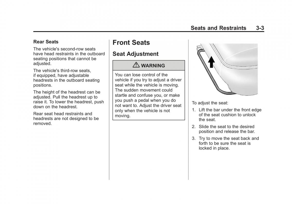 Chevrolet Suburban owners manual / page 65