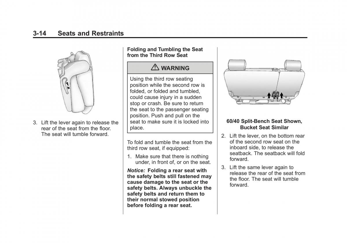 Chevrolet Suburban owners manual / page 76