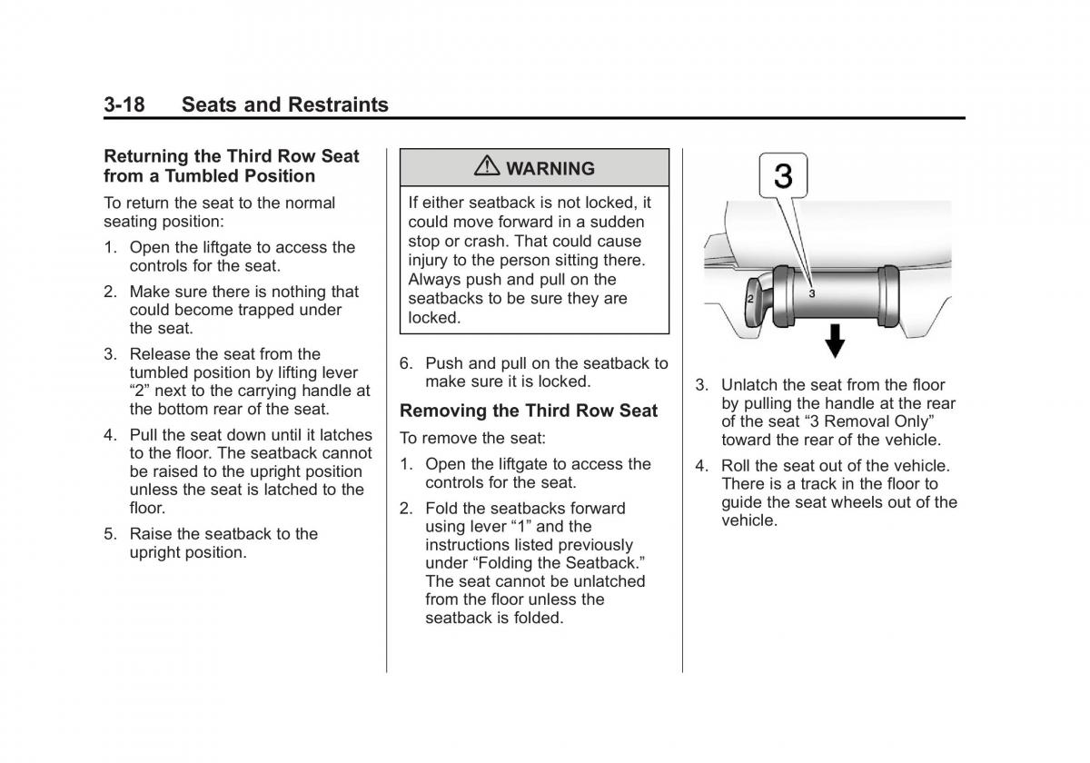 Chevrolet Suburban owners manual / page 80